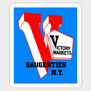 Victory Market Former Saugerties NY Grocery Store Logo Sticker